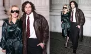 Aaron Taylor-Johnson and Sam Shine at Paris Fashion Week Amid Bond Buzz