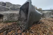 Alabama Wheelie Bin Washes Up on Dorset Beach After 5,000-Mile Atlantic Voyage