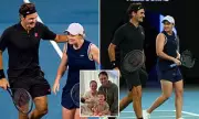 Ash Barty & Roger Federer Share Parenting Tales in Australian Open Legends Match