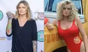 Baywatch's Erika Eleniak, 56, Shows Tattoos at LA Firefighter Fundraiser