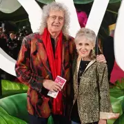Brian May and Anita Dobson shine at Cirque Du Soleil after health fears