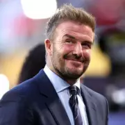 David Beckham Jokes with Son Romeo After Man Utd's Arsenal Win