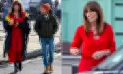 Davina McCall Films Postcode Lottery Ad in Hove with New Husband Michael Douglas