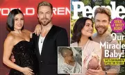 Derek Hough and Hayley Erbert Welcome 'Rainbow Baby' After Health Ordeal