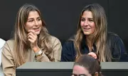 Federer's Twin Daughters Join Hewitt's Son at Australian Open