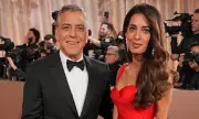 George and Amal Clooney's Glamorous Golden Globes Arrival After Gaining French Citizenship