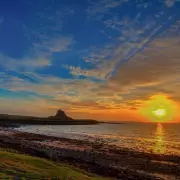 Holy Island: England's Sacred Isle with Ancient Castle & Seals