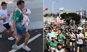 Hong Kong Marathon Runner Investigated for Child Abuse After Running with Baby