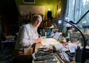 Inside the Studios: Two Cartoonists Draw Trump and Global Turmoil