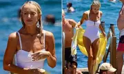 Jackie 'O' Henderson, 50, Shows Off Svelte Figure in Chic Swimwear at Sydney Beach