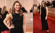 Jennifer Garner's Glittering Golden Globes Return in 330,000-Bead Gown