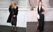 Kate Moss Commands Front Row at Saint Laurent Paris Fashion Week