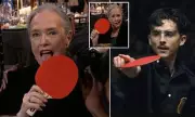 Kathy Bates' Cheeky Paddle Stunt Steals 2026 Critics Choice Awards