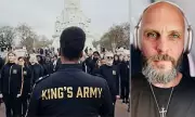 King's Army's Military-Style March in Soho Sparks Christian Nationalism Fears