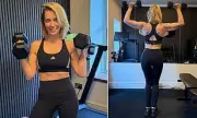 Laura Hamilton, 43, Flaunts Toned Physique in Gym Post, Defies Ageist Trolls