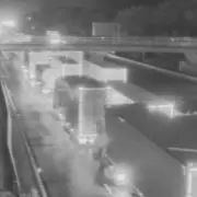 M1 Motorway Closed Northbound After Lorry Fire Causes Major Congestion