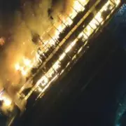 Major Blaze Engulfs Birmingham Carpet Factory, 80 Firefighters Deployed