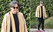 Melinda Culea, Former A-Team Star, Spotted in LA with Chic Grey Pixie Cut