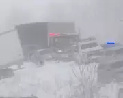Michigan Snowstorm Triggers 100+ Vehicle Pileup on Interstate 196