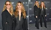 Miley Cyrus & Tish Stun in Matching Suits at Palm Springs Film Festival 2025