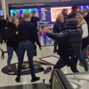 Nine Men Arrested After Mass Brawl Erupts in Wetherspoons at London Victoria