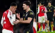 Post-Match Bust-Up: Gabriel Snubs Maguire Handshake Sparking Heated Confrontation