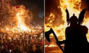 Shetland's Up Helly Aa Fire Festival Sees Viking Spectacle Illuminate Lerwick