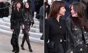 Sophie Marceau and Daughter Juliette Lemley Stun at Paris Fashion Week