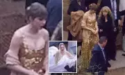 Taylor Swift Stuns in Gold at Este Haim's Wedding Amid Her Own Rhode Island Nuptial Plans