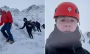 Teen Ice Climbers Rescue Ill-Equipped Hikers on Treacherous Helvellyn Ridge