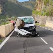 Tenerife Road Chaos: Massive Boulders Crush Cars After Torrential Rain