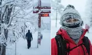 Thousands of tourists stranded in Lapland as -40C freeze grounds flights