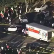 Three Injured as U-Haul Truck Drives into Anti-Iran Protesters in Los Angeles