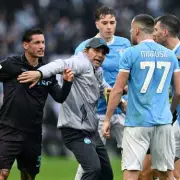 Three Red Cards as Napoli Beat Lazio 2-0 in Serie A Brawl