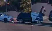 Toddler's Miraculous Escape After Falling from Moving SUV in California Intersection