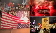 Zurich Protest Turns Violent: US Flag Burned, Shops Vandalised Ahead of Davos
