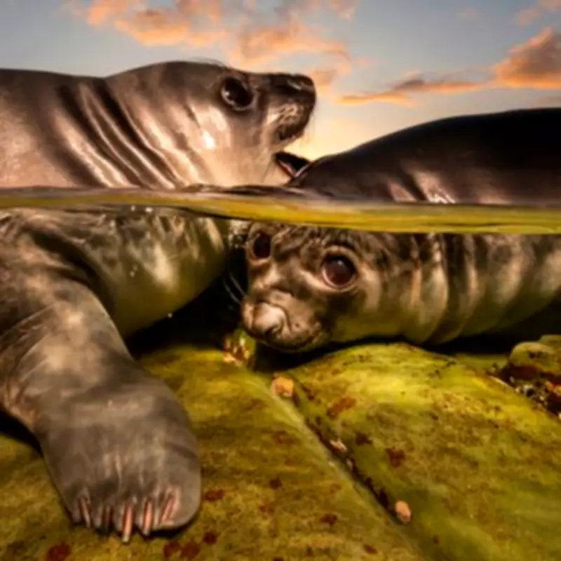 Adorable Elephant Seal Pups Win Underwater Photographer of the Year Award