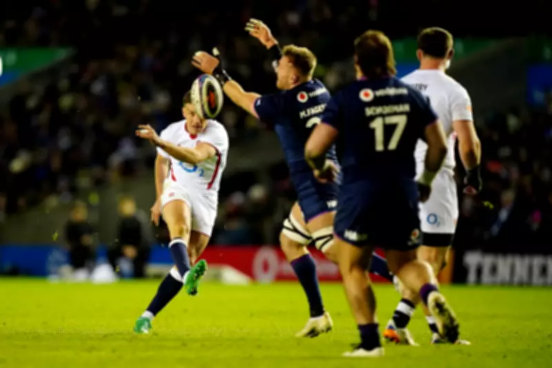 Alex Mitchell Defends George Ford's Blocked Drop Goal in Calcutta Cup Defeat