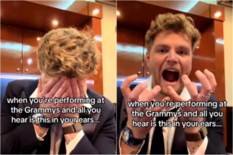 Alex Warren Details Grammy Technical Glitch Fallout After On-Stage Earpiece Drama