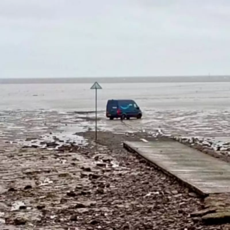 Amazon Van Abandoned on 'Britain's Deadliest Path' After GPS Mishap