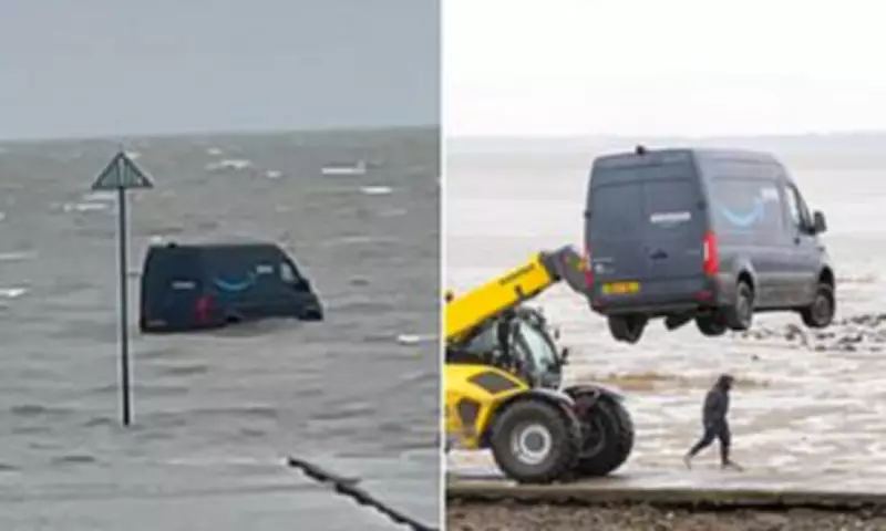 Amazon Van Stuck on Britain's 'Deadliest Path' After GPS Mishap in Essex