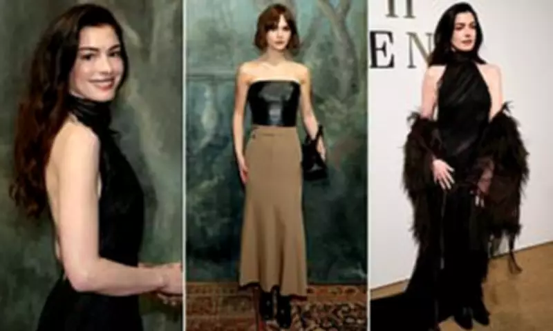 Anne Hathaway Stuns at NYFW with Emilia Jones Amid Prada Sequel Buzz