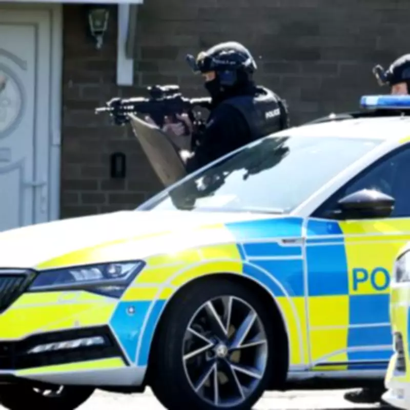 Armed Standoff in Cramlington: Schizophrenic Man Threatens Police with Gun