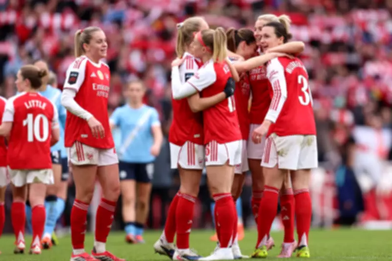 Arsenal Stun WSL Leaders Man City, Ending 13-Game Winning Streak