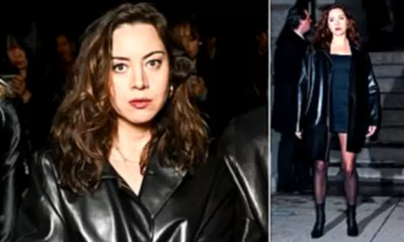 Aubrey Plaza Attends NYFW Show Amid Personal Grief, Joined by Star-Studded Guests
