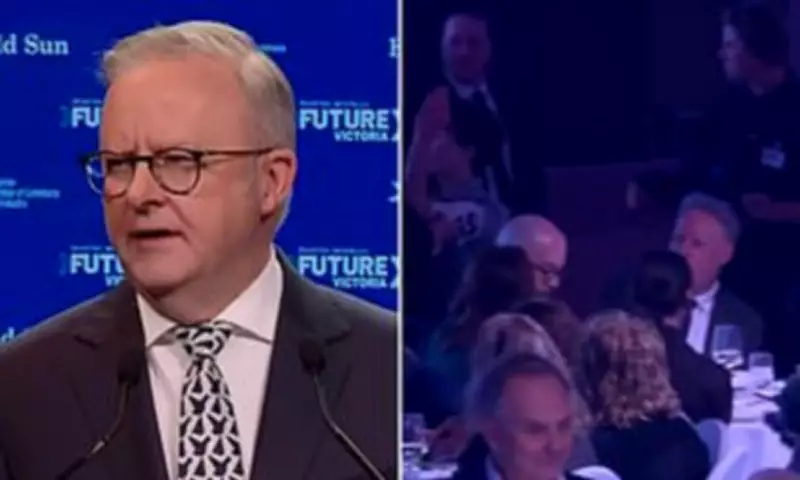 Australian PM Anthony Albanese Heckled During Key Melbourne Speech