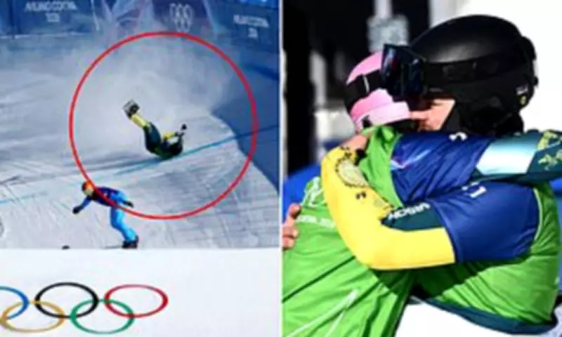 Australian Snowboarder Baff Refuses to Blame Teammate After Olympic Crash