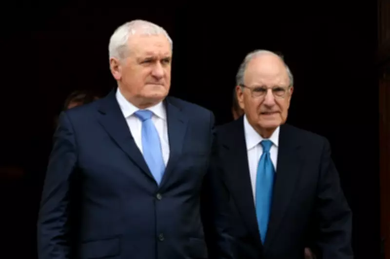 Bertie Ahern Questions Clarity of George Mitchell's Epstein Links