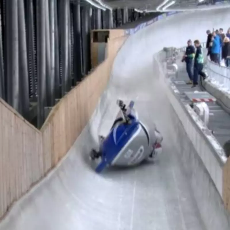 Bobsleigh Driver Hospitalised After High-Speed Olympic Crash Described as 'Car Crash'