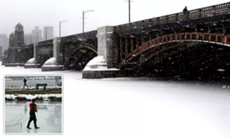 Boston Officials Urge Public to Avoid Frozen Charles River Amid Safety Concerns